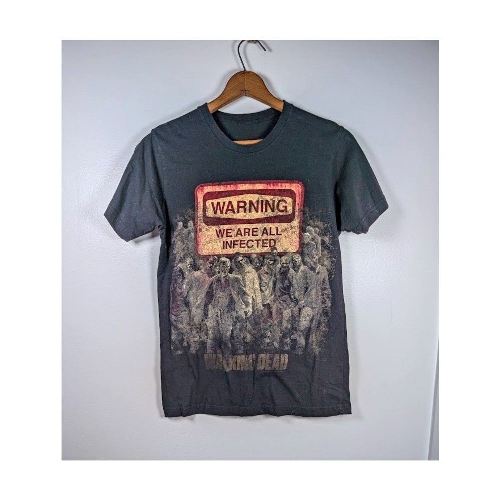 The Walking Dead T Shirt Medium Official AMC TV Show 2012 We Are‎ All Infected